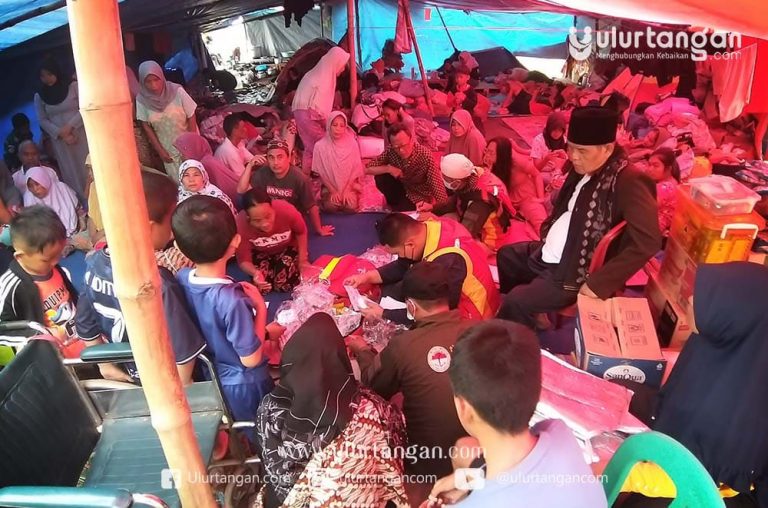 Anak-anak di lokasi program