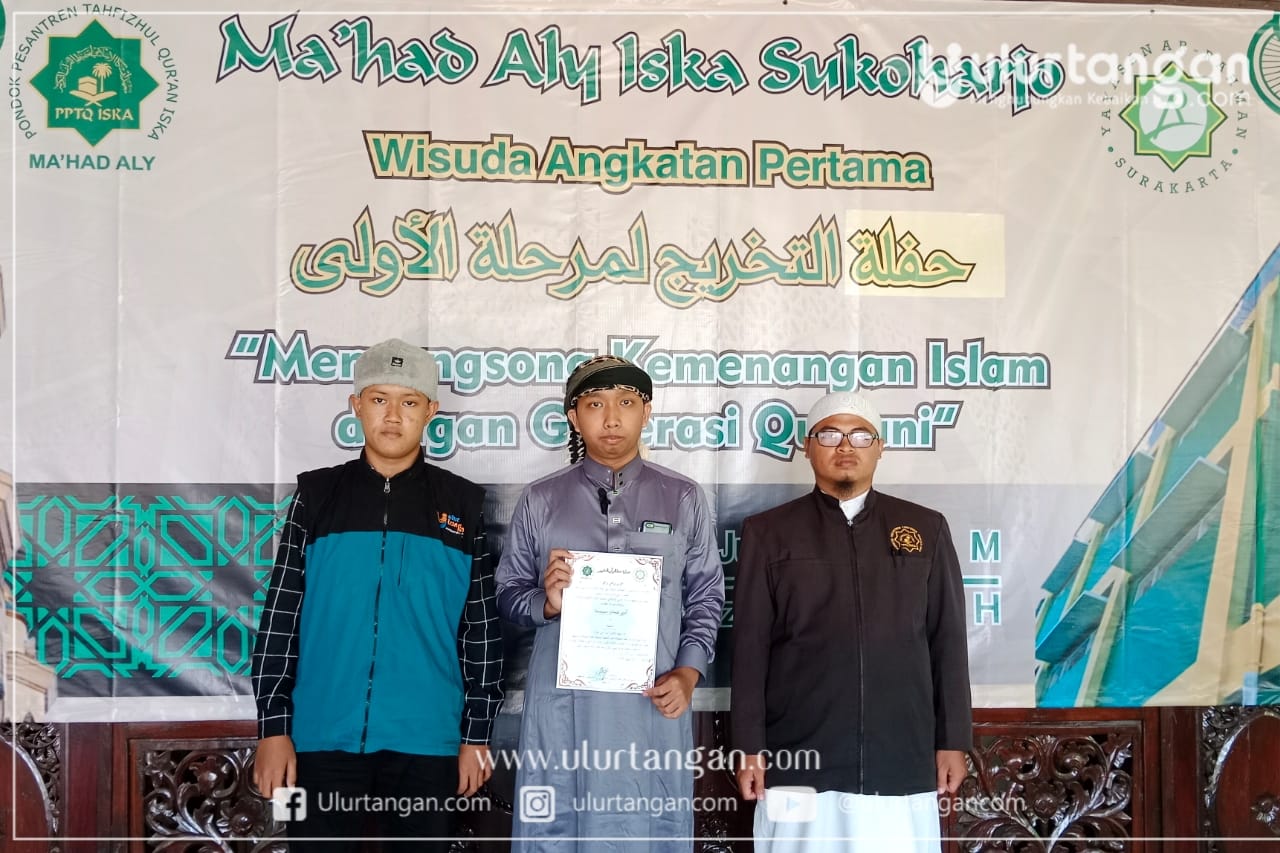 Miqdad, Yatim Piatu Lulus Ma’had Aly ISKA Ulurtangan Lunasi Semua Biaya