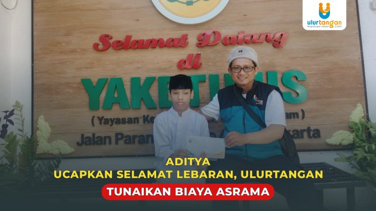 Aditya Ucapkan Selamat Lebaran, Ulurtangan Tunaikan Biaya Asrama