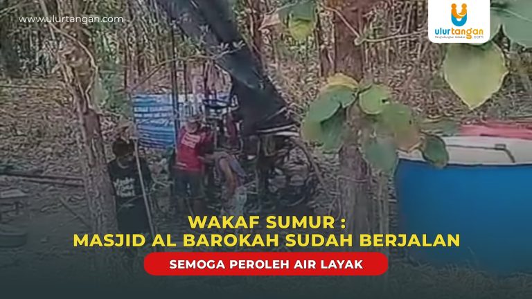 WAKAF SUMUR : Masjid Al Barokah Sudah Berjalan Semoga Peroleh Air Layak