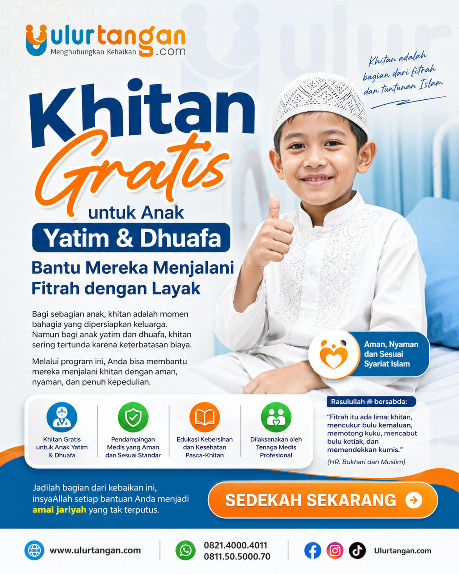 Khitan Gratis untuk Anak Yatim & Dhuafa Bantu Mereka Menjalani Fitrah dengan Layak