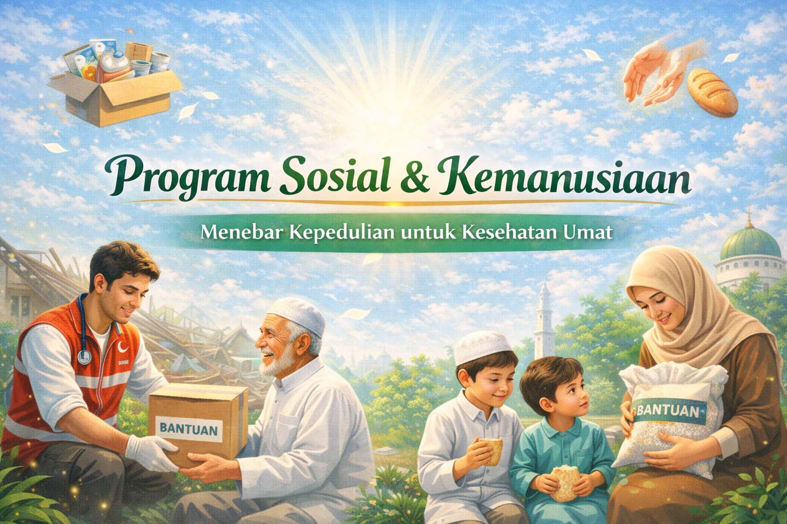 Melalui Program Sosial & Kemanusiaan, Yayasan Indonesia Uluran Tangan berkomitmen untuk menjadi jembatan kebaikan antara para dermawan dan mereka yang membutuhkan.