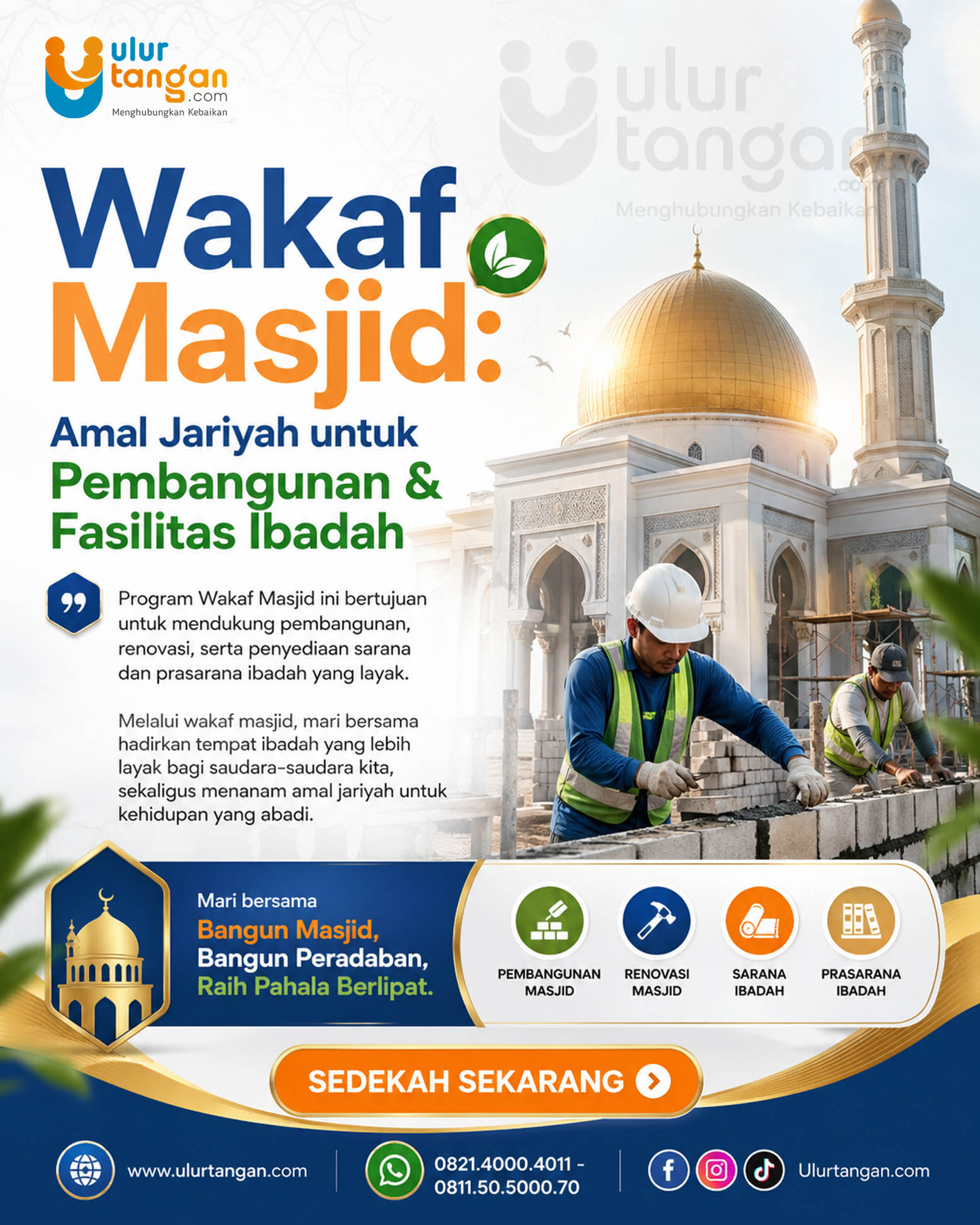 Wakaf Masjid Amal Jariyah untuk Pembangunan & Fasilitas Ibadah