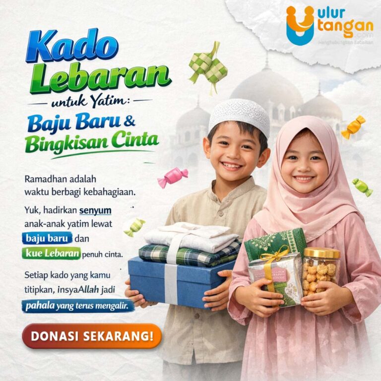Kado Lebaran & Bingkisan Cinta untuk Yatim Hadirkan Senyum di Hari Kemenangan