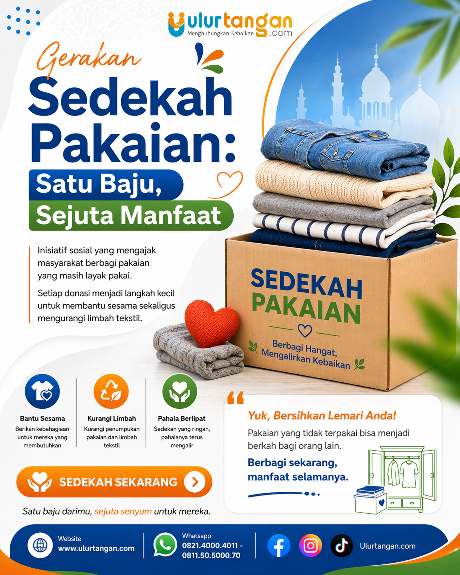 20260422_POSTER_Gerakan Sedekah Pakaian Satu Baju Sejuta Manfaat (1)