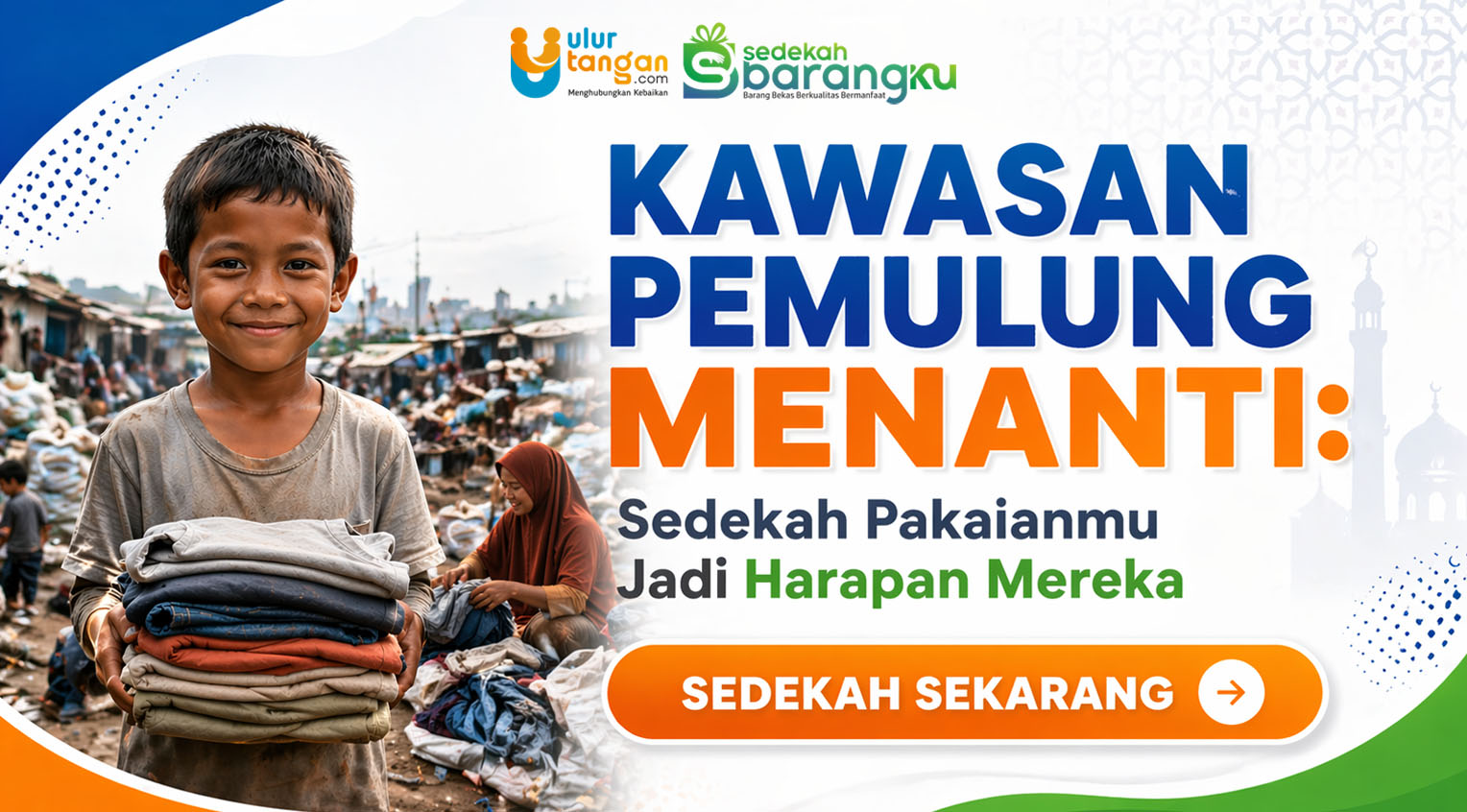 Kawasan Pemulung Menanti Sedekah Pakaianmu Jadi Harapan Mereka