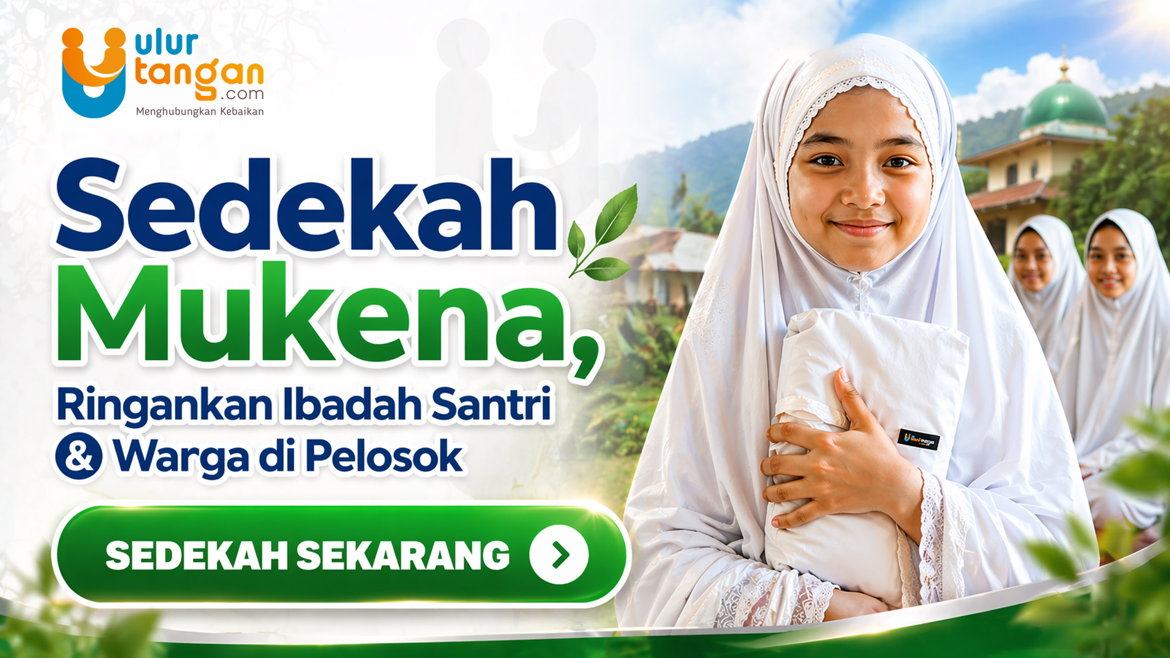 Sedekah Mukena Ringankan Ibadah Santri & Warga di Pelosok