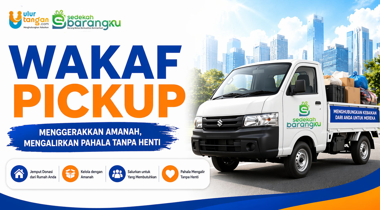 Wakaf Pickup Sedekah Barang: Menggerakkan Amanah, Mengalirkan Pahala Tanpa Henti
