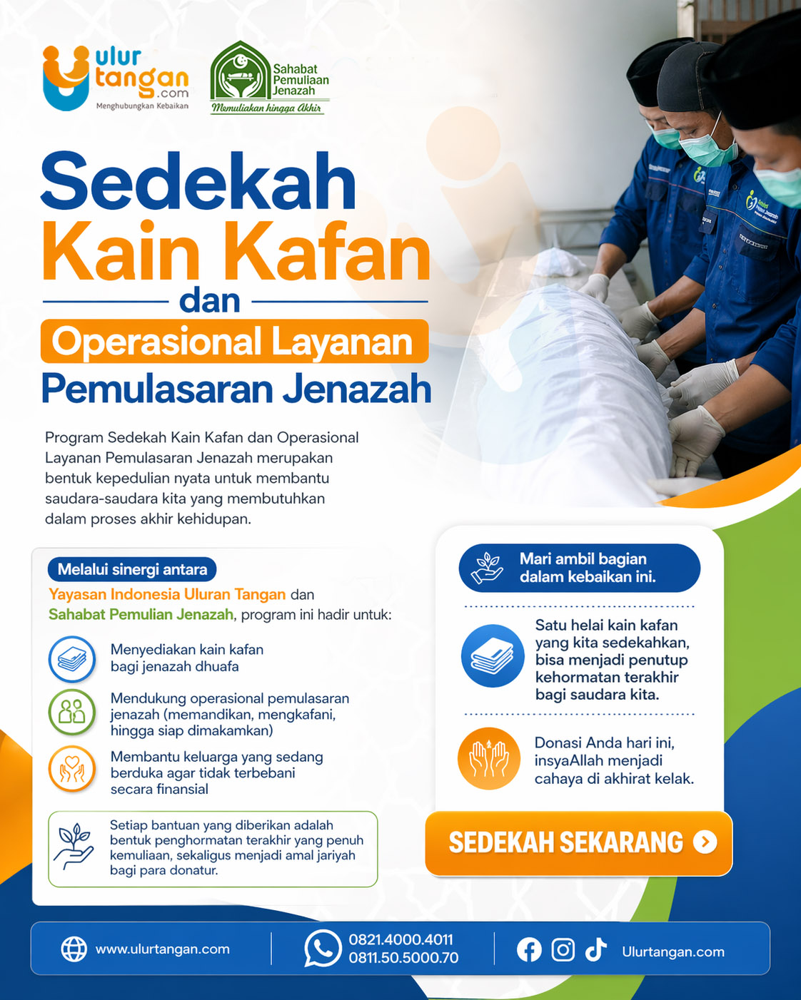 Sedekah Kain Kafan & Operasional Layanan Pemulasaran Jenazah
