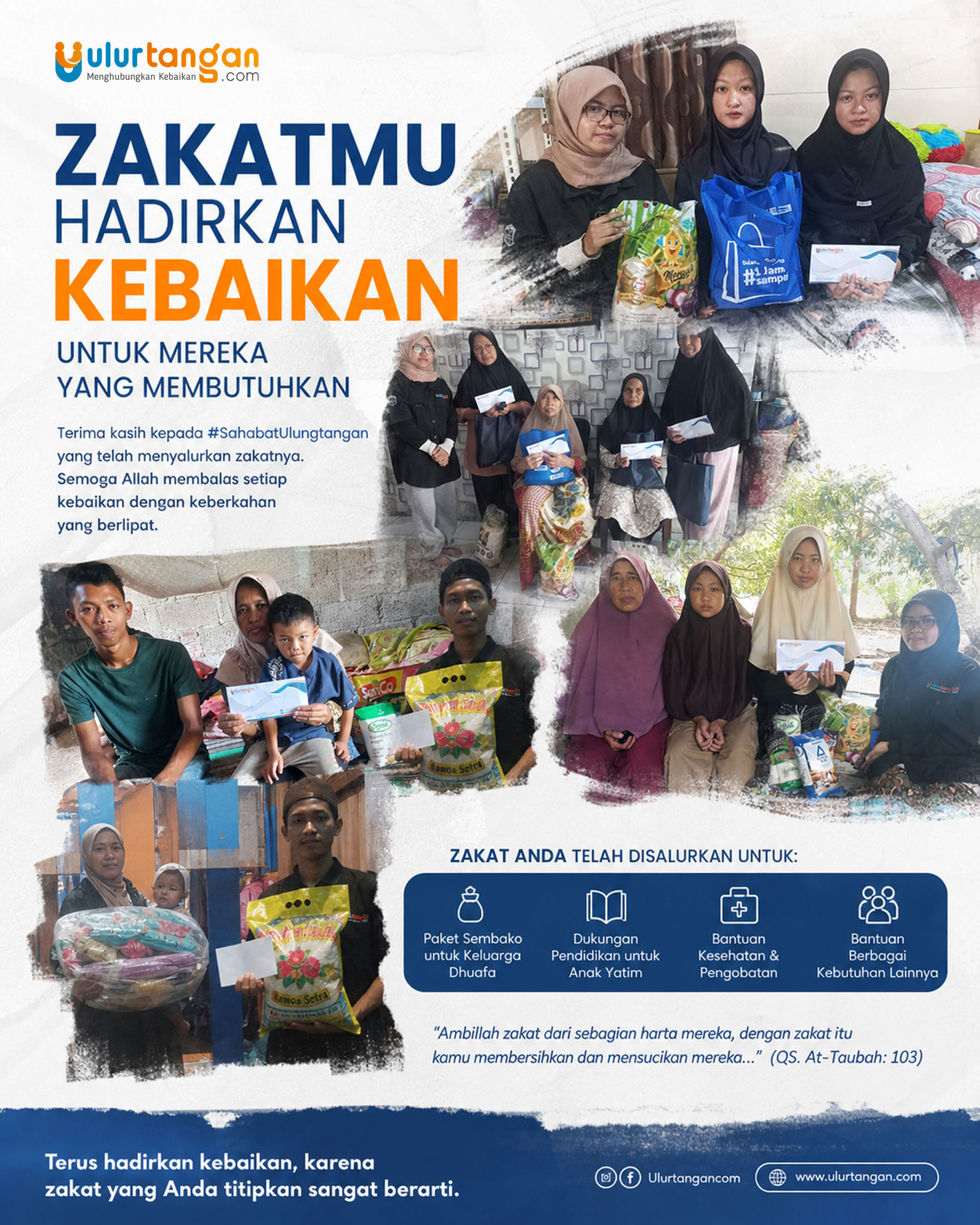 Tunaikan zakat: Sempurnakan Ibadah Bersihkan Harta Sucikan Jiwa