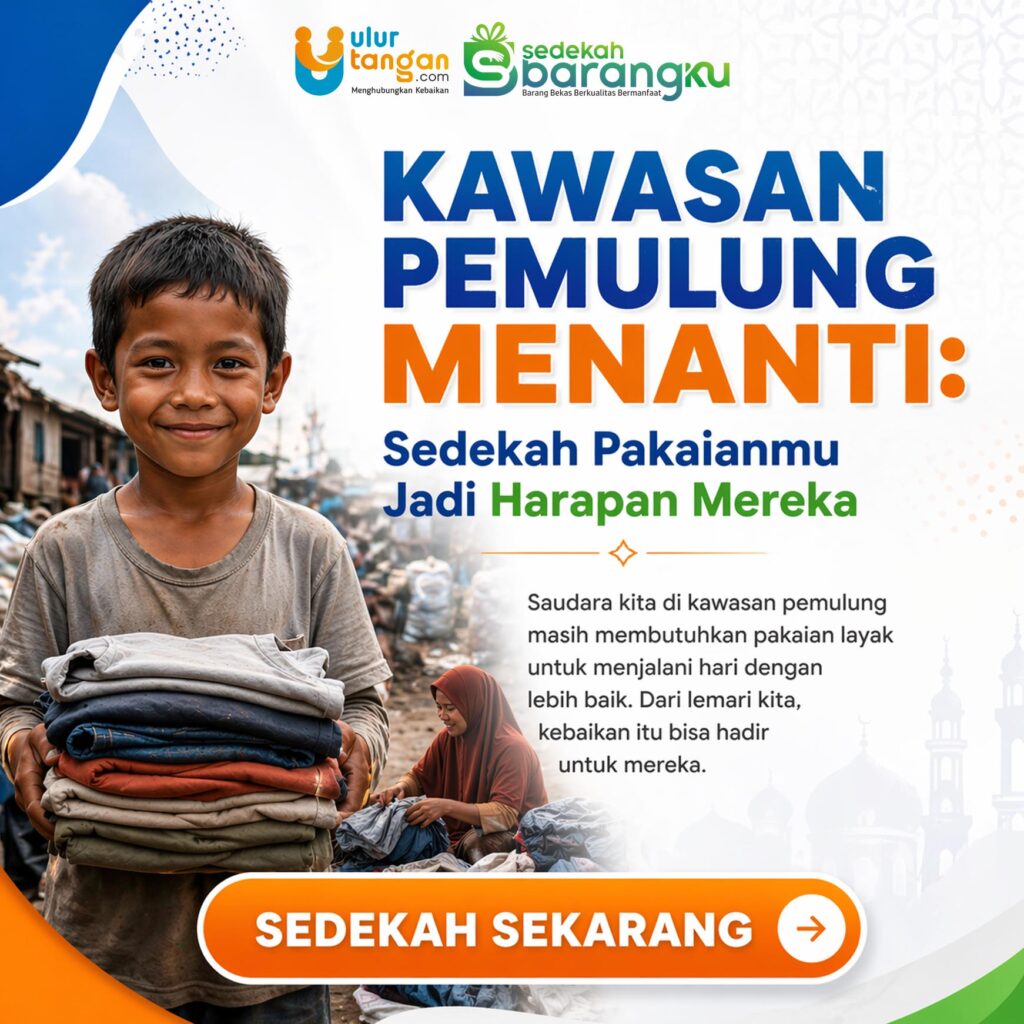 Kawasan Pemulung Menanti Sedekah Pakaianmu Jadi Harapan Mereka