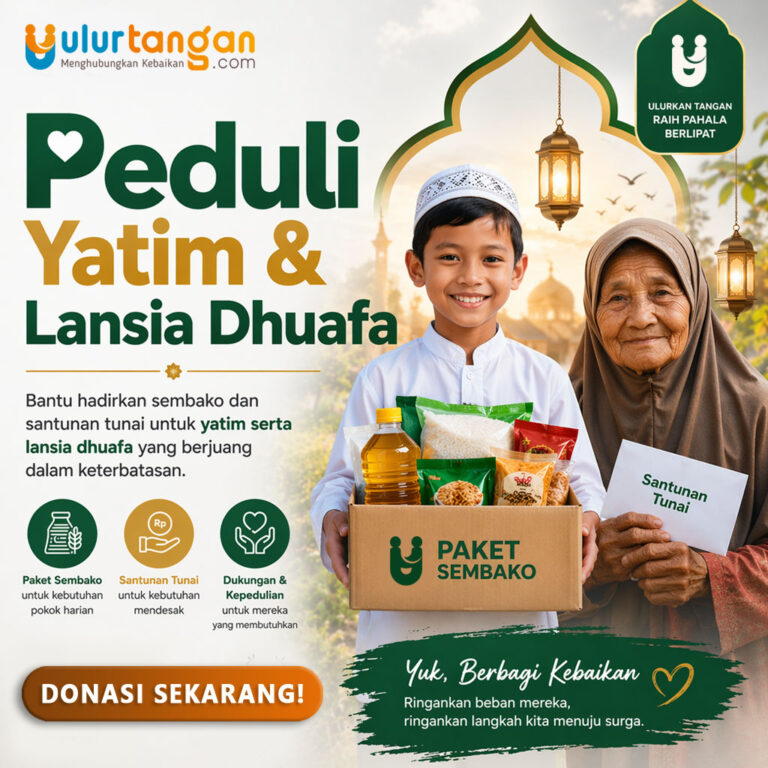 Peduli Yatim & Lansia Dhuafa: Bantuan Rutin Paket Sembako dan Santunan Tunai