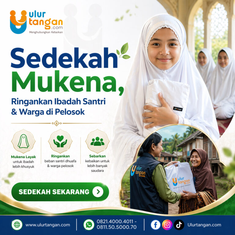 Sedekah Mukena Ringankan Ibadah Santri & Warga di Pelosok