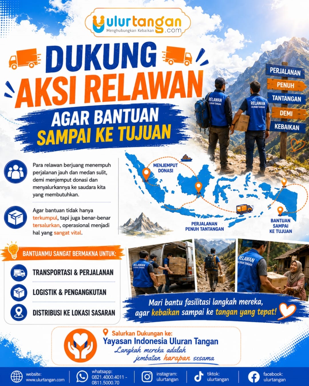 DUKUNG AKSI RELAWAN