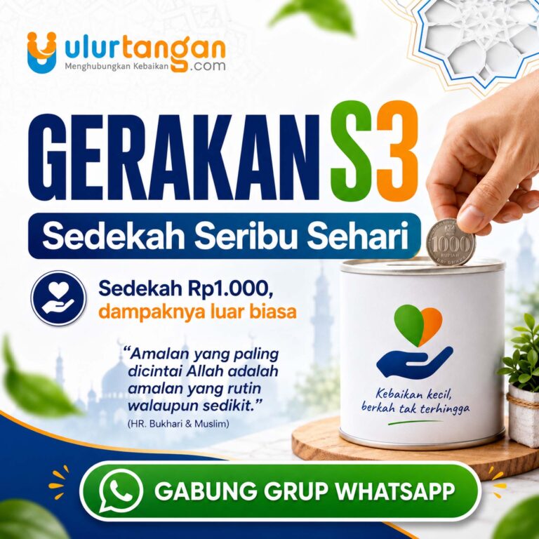 SQUARE Gerakan S3 Sedekah Seribu Sehari Sedekah Kecil, Pahala Jariyah Mengalir