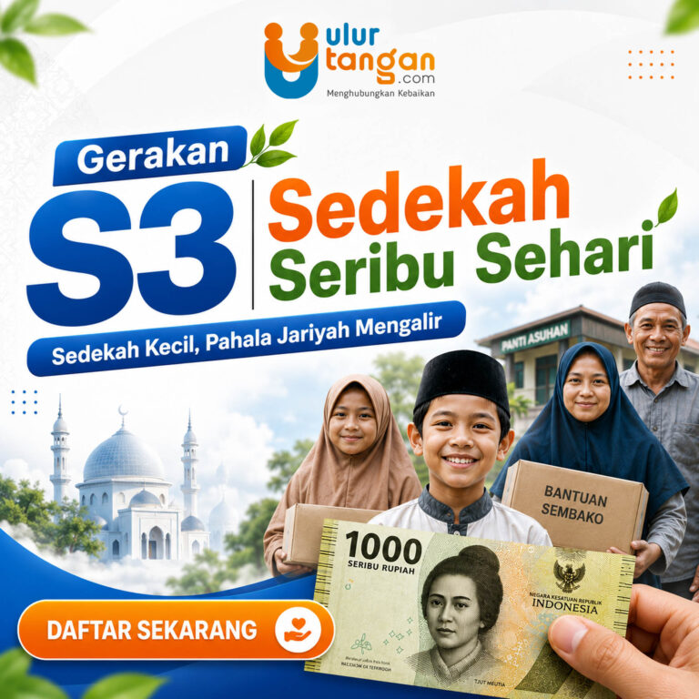 Gerakan S3 Sedekah Seribu Sehari Sedekah Kecil, Pahala Jariyah Mengalir