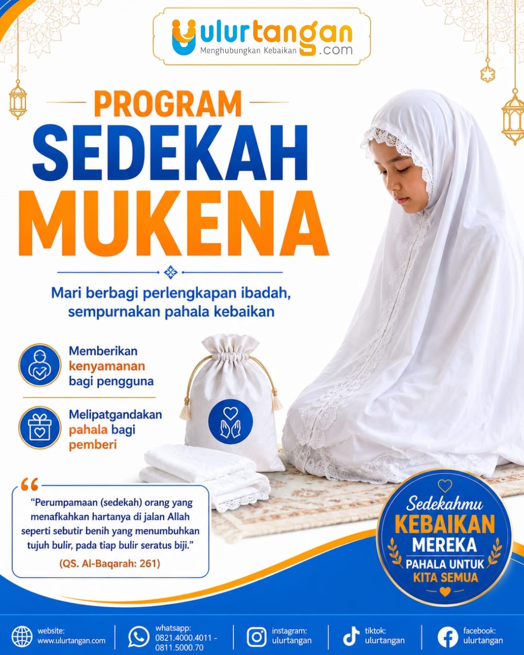 sedekah mukena