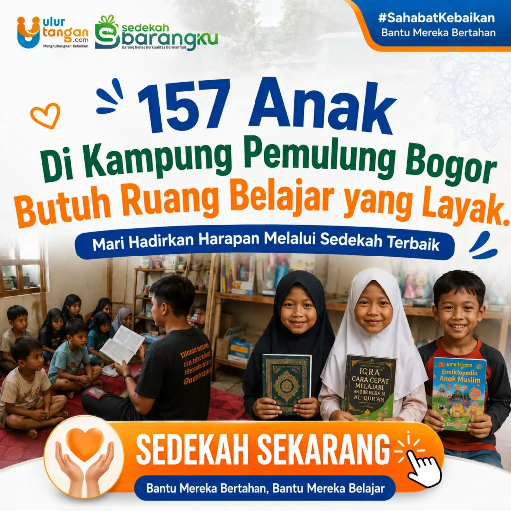 157 Anak Di Kampung Pemulung Bogor Butuh Ruang Belajar yang Layak