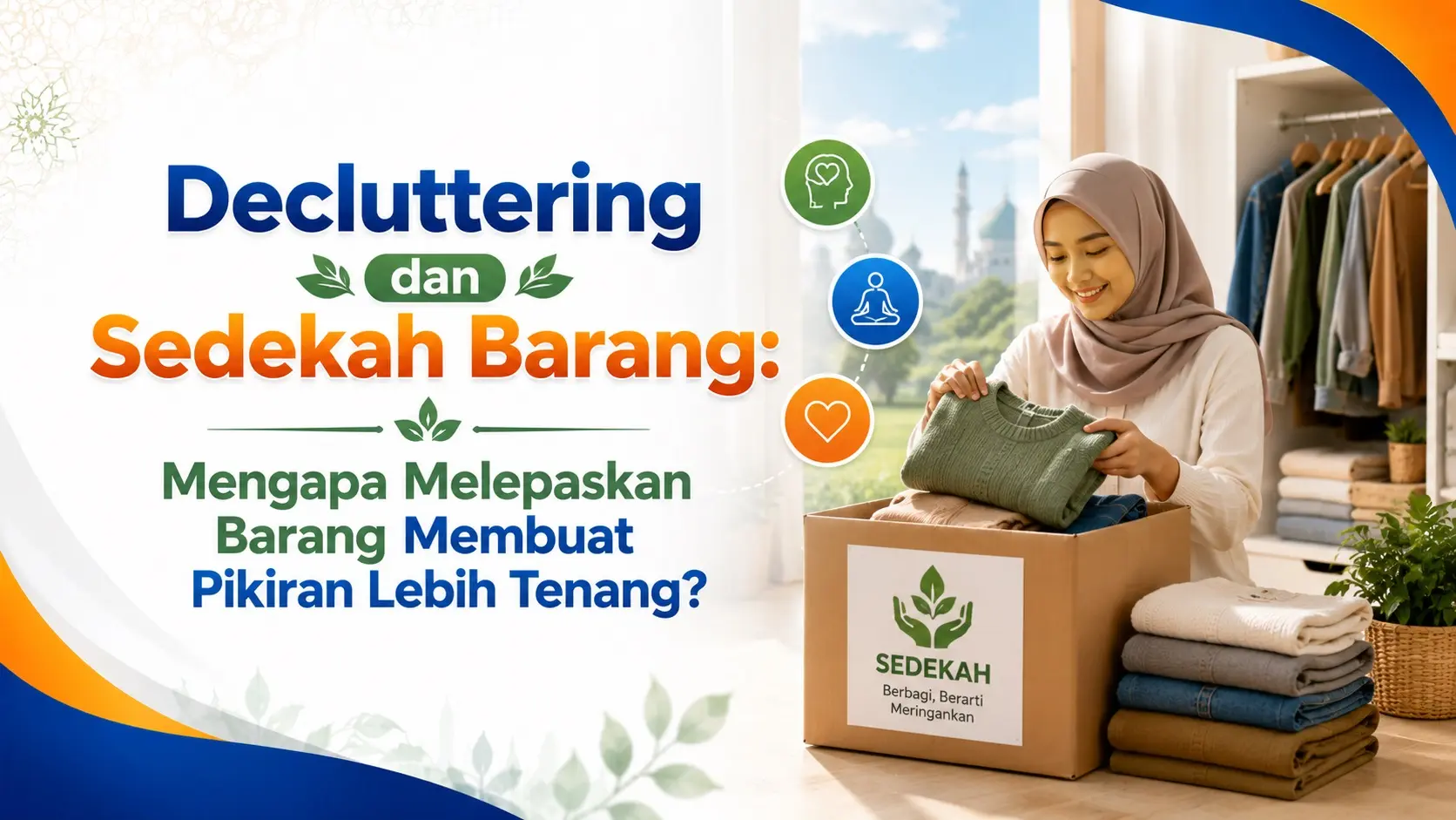 Decluttering dan Sedekah Barang: Mengapa Melepaskan Barang Membuat Pikiran Lebih Tenang?