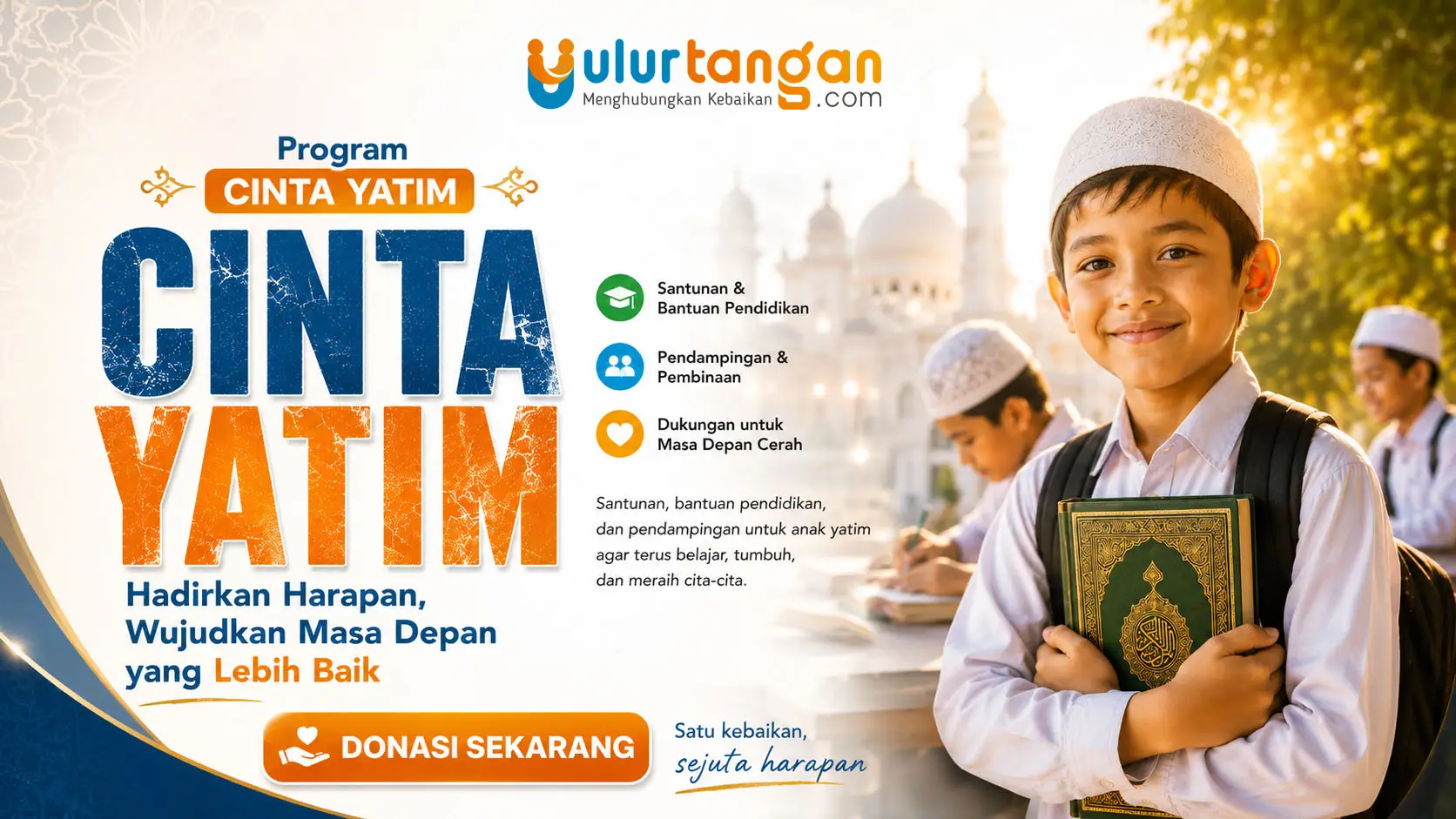 PROGRAM CINTA YATIM Hadirkan Harapan Wujudkan Masa Depan yang Lebih Baik