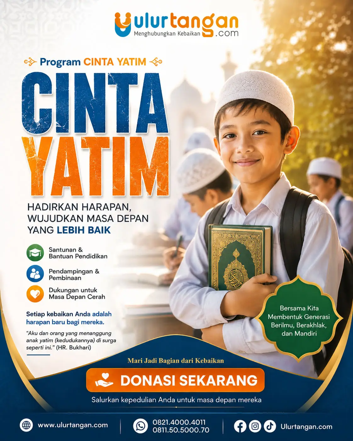 PROGRAM CINTA YATIM Hadirkan Harapan Wujudkan Masa Depan yang Lebih Baik