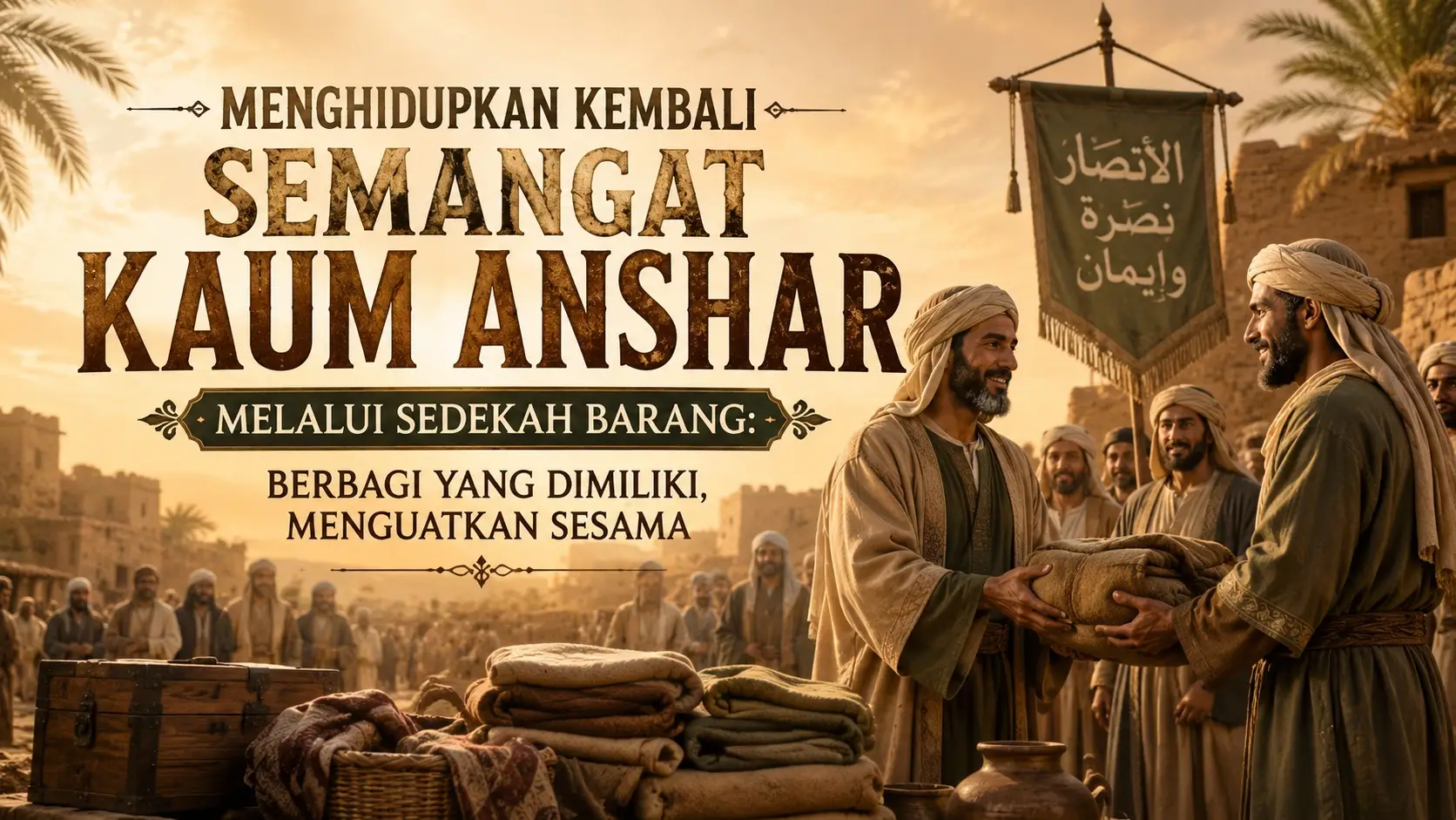 Menghidupkan Kembali Semangat Kaum Anshar melalui Sedekah Barang: Berbagi yang Dimiliki, Menguatkan Sesama