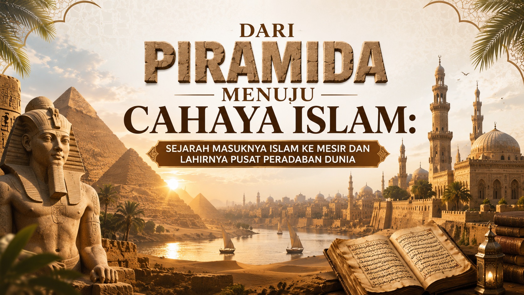Dari Piramida Menuju Cahya Islam: Sejarah Masuknya Islam ke Mesir dan Lahirnya Pusat Peradaban