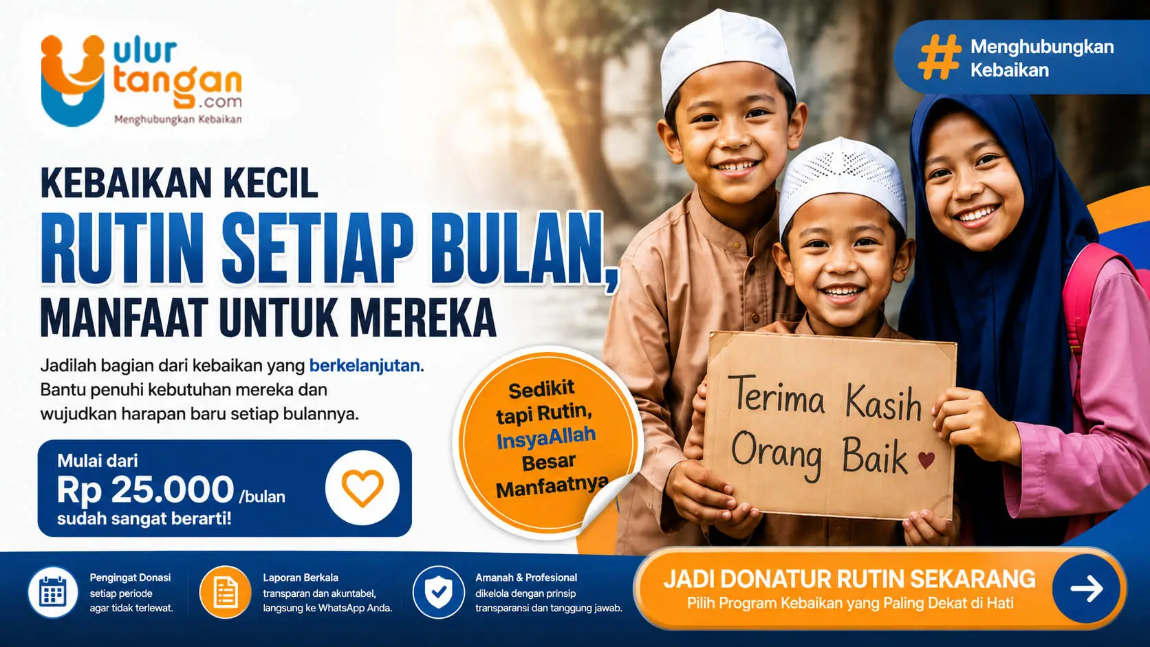 Donasi Rutin Bulanan Ulurtangan