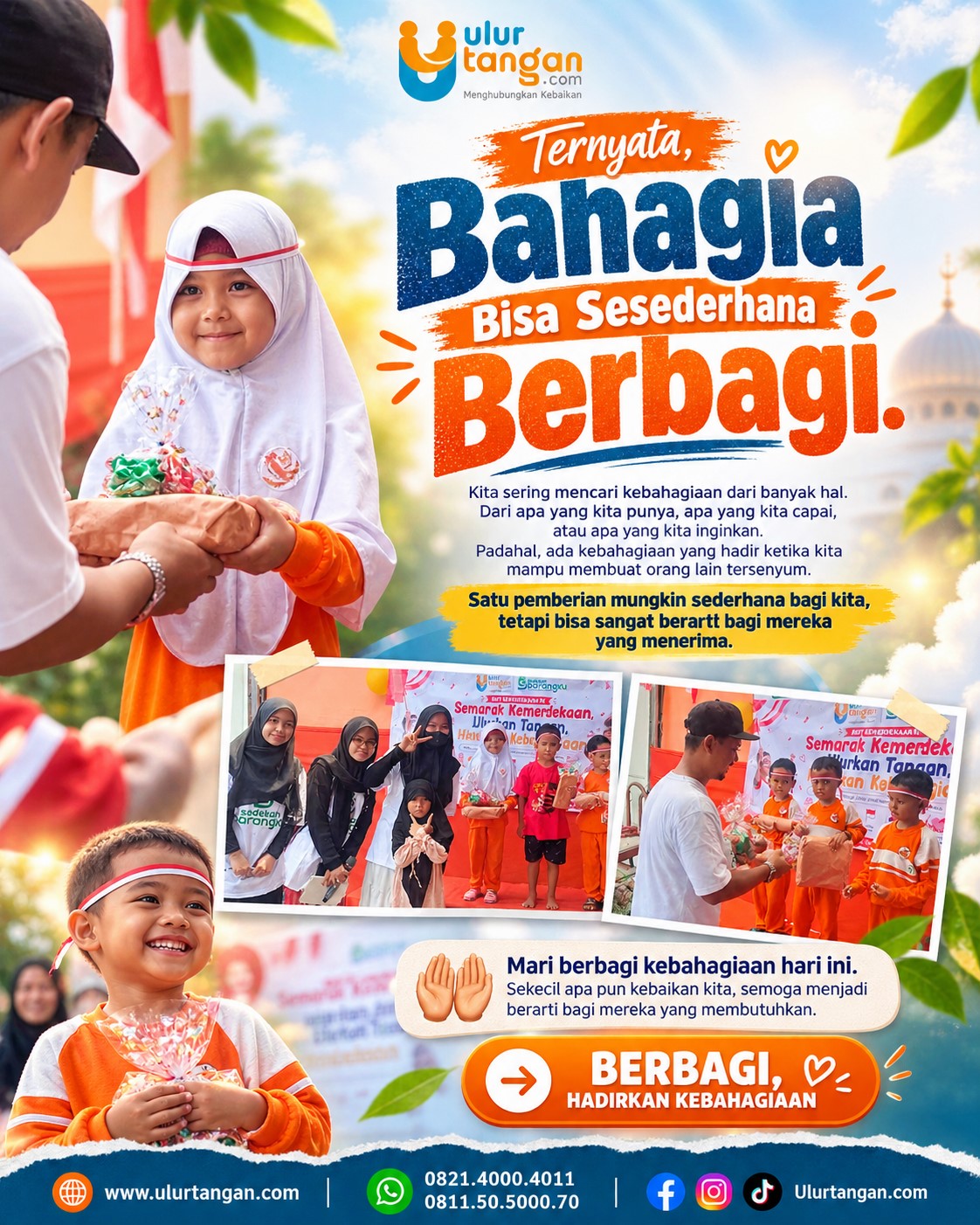 BAHAGIA BISA SESEDERHANA BERBAGI