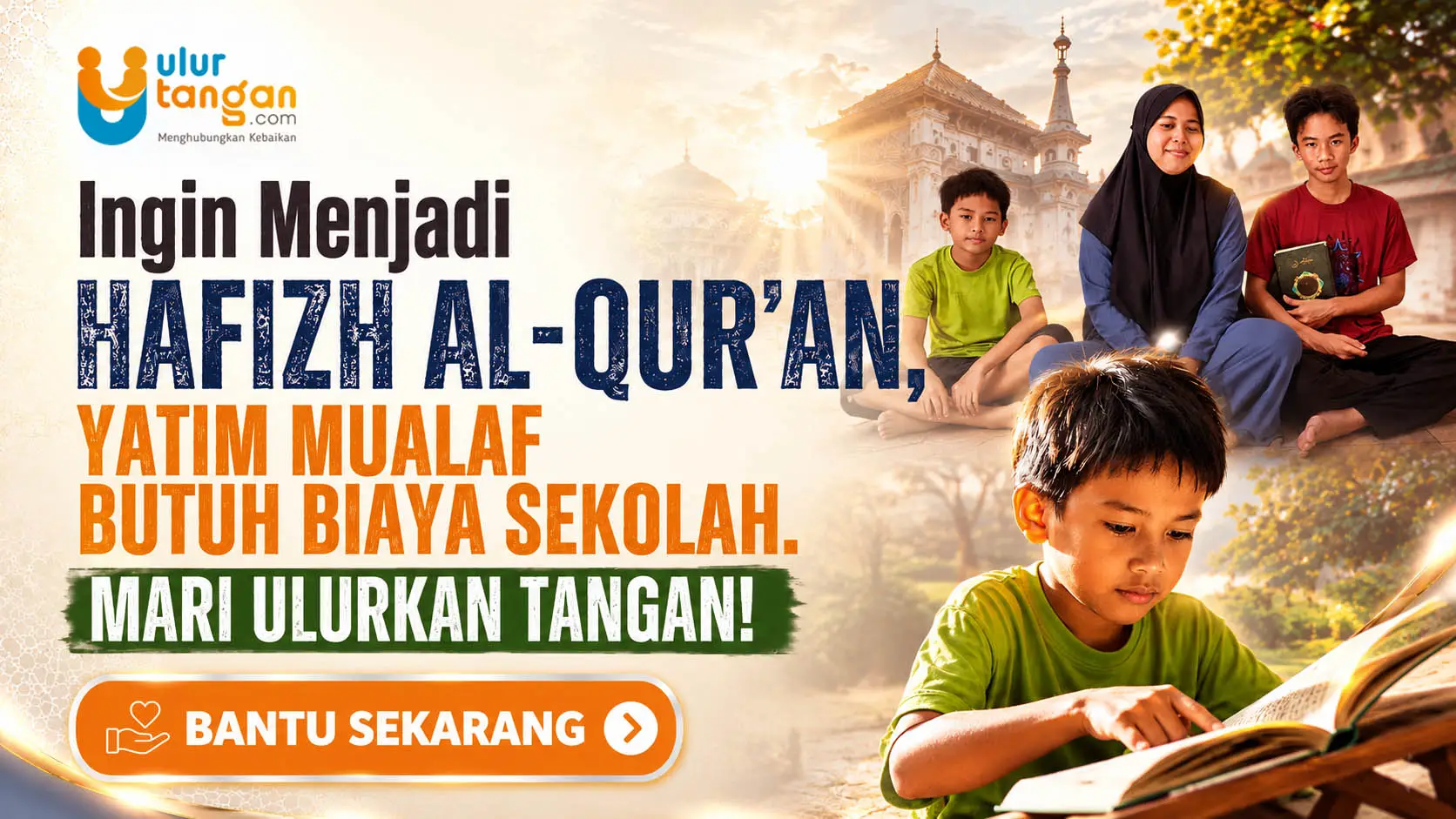 Ingin Menjadi Hafizh Al-Qur’an, Yatim Mualaf Butuh Biaya Sekolah. Mari Ulurkan Tangan!