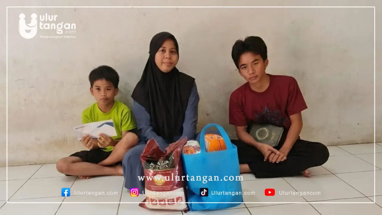 Ulurtangan Salurkan Paket Sembako dan Tunai, Bahagiakan Yatim Mualaf Di Tengah Ujian Biaya Sekolah yang Harus Segera Dilunasi.