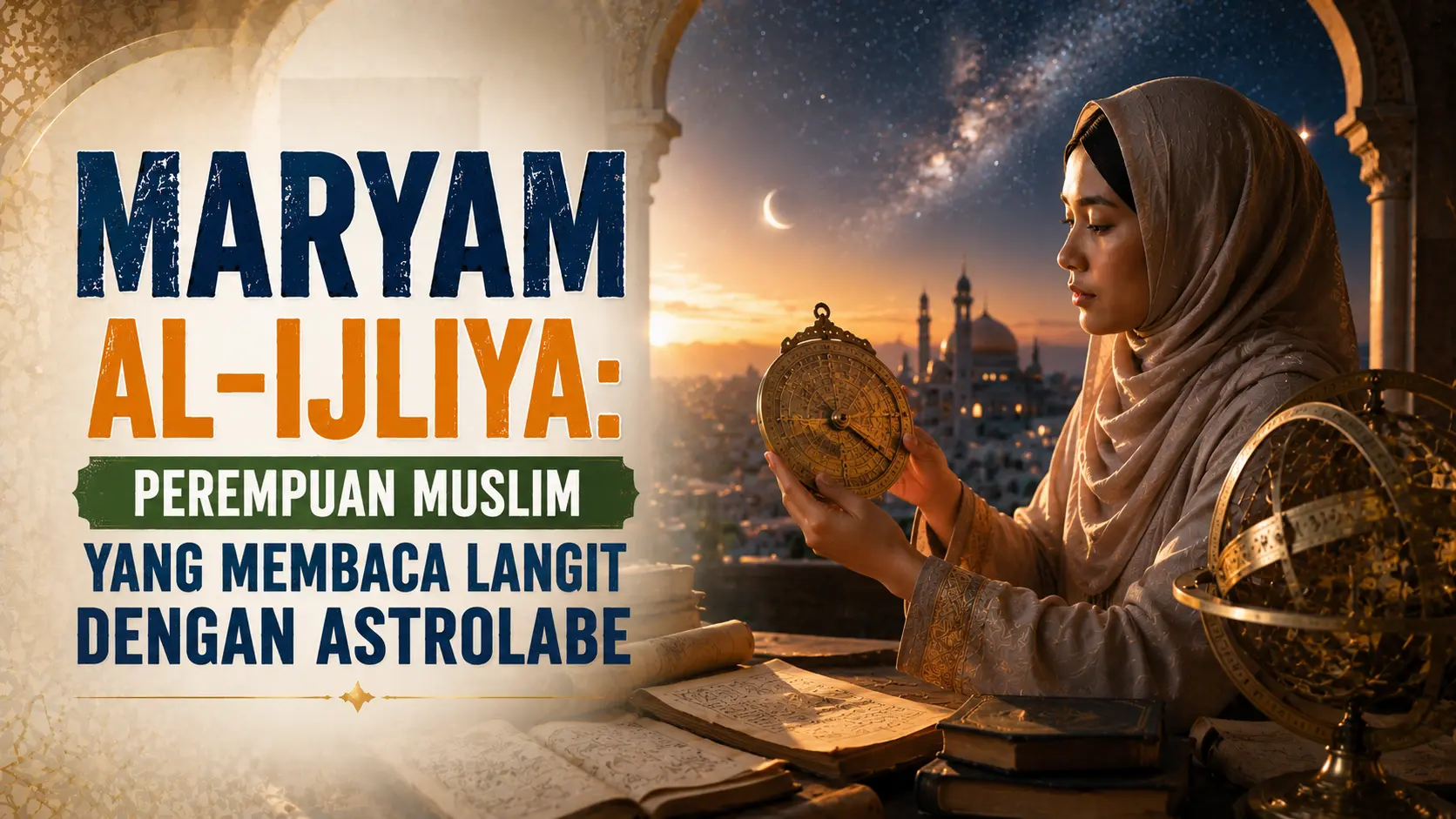 Maryam al-Ijliya: Perempuan Muslim yang Membaca Langit dengan Astrolabe