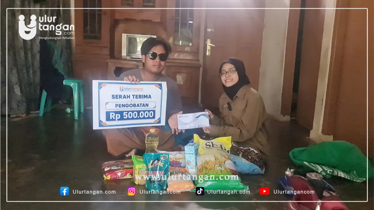 Amanah Donatur Disalurkan: Bantuan Pengobatan untuk Bapak Ihsan di Bekasi Kembali Diberikan