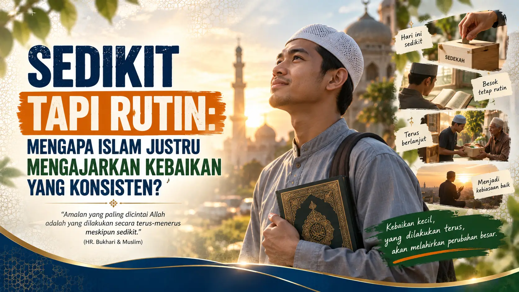 Amalan Rutin dalam Islam: Mengapa Kebaikan Kecil Lebih Baik Jika Konsisten?
