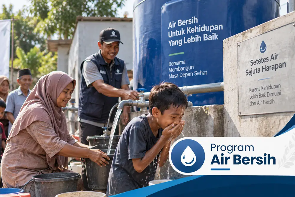 Program Air Bersih Yayasan Indonesia Uluran Tangan