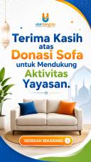 Sedekah Barang dari Donatur untuk Kenyamanan Kantor Ulur Tangan dan Tamu Yayasan