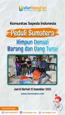 Komunitas Sepeda Indonesia Himpun Donasi Peduli Sumatera